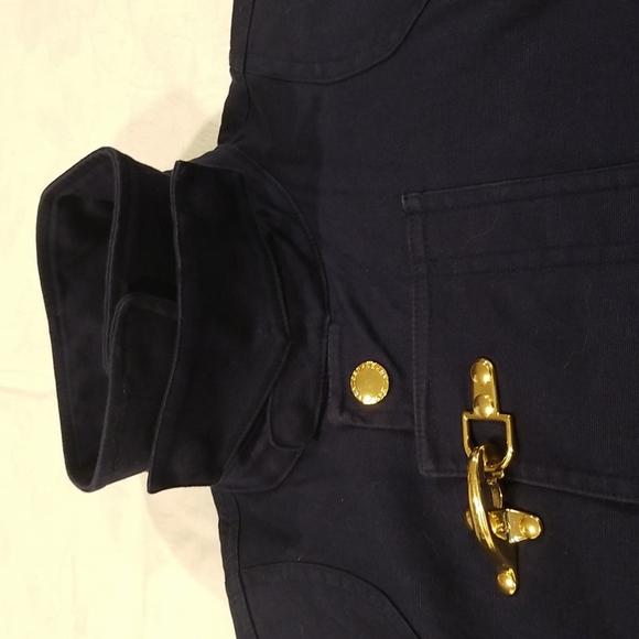 Ralph Lauren Navy jacket w Gold Toggle - M - Picture 7 of 12